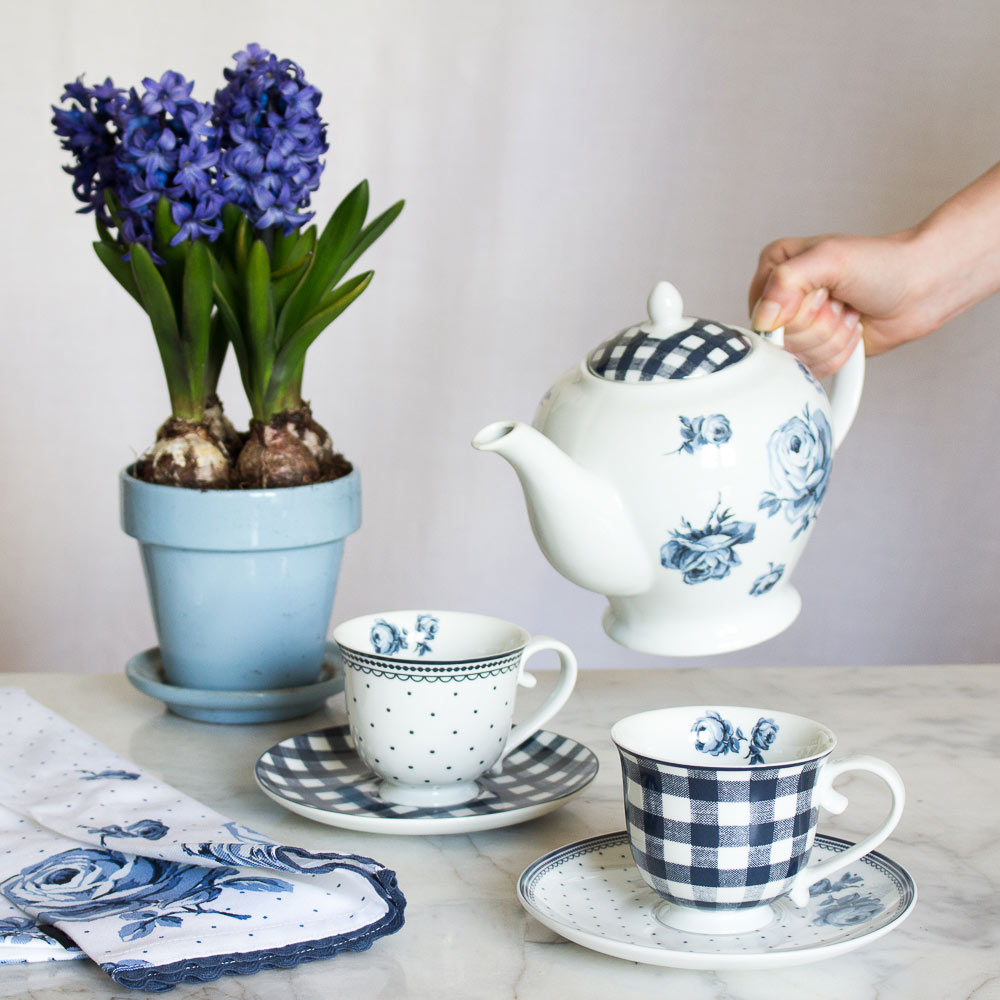 Vintage Indigo Teapot Vintage Indigo Teapot