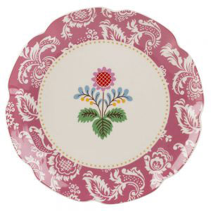 Festival Folk Pink Side Plate-0