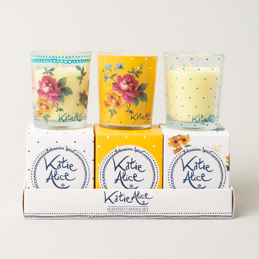 Bohemian Spirit Set Of 3 Mini Candles 1 Bohemian Spirit Set Of 3 Mini Candles