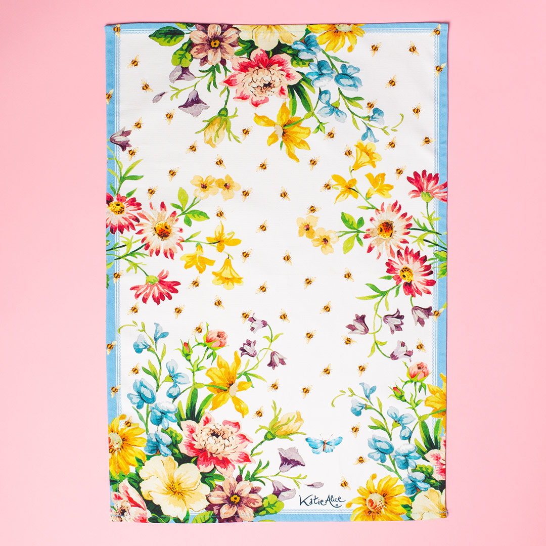 English Garden Tea Towel English Garden Tea Towel