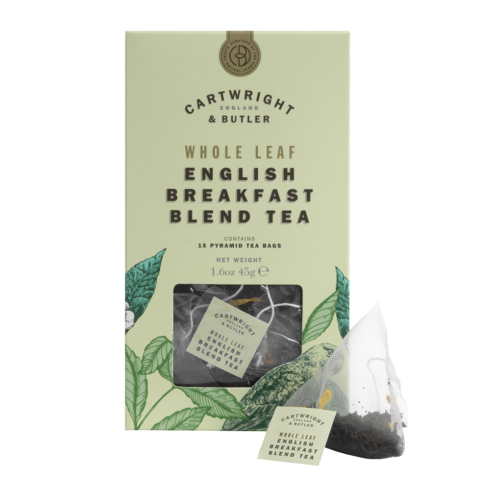 Cartwright Butler English Breakfast Whole Leaf Tea Bags Katie Alice Katie Alice